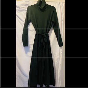 Beautiful Dark Green sweater dress. Never worn. Size XL.